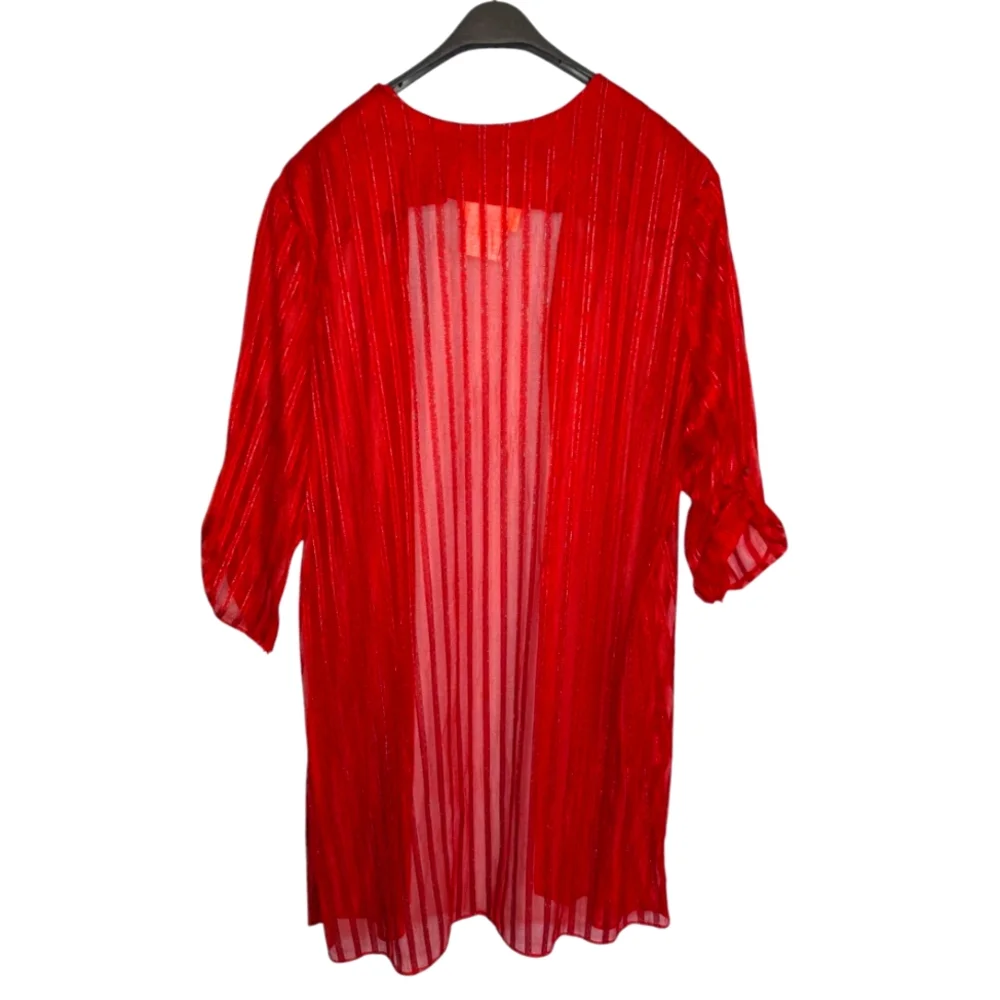 Sheer Red Women's Robe - Picture 2 of 5